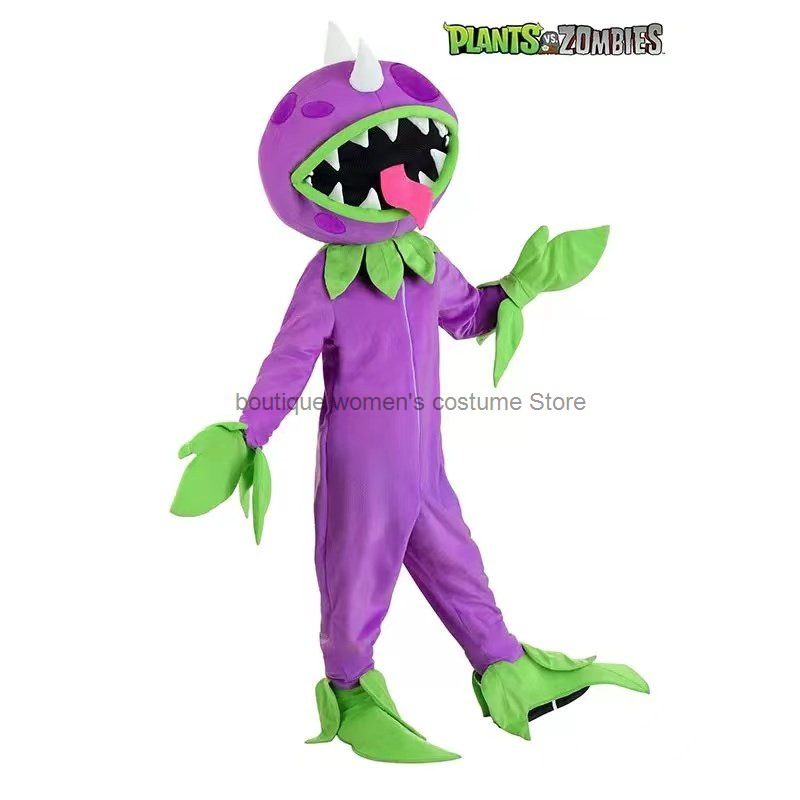 Plant Parent Halloween Costume - Halloween Bühnenkostüm für Erwachsene Eltern-Kind Zombie-Serie