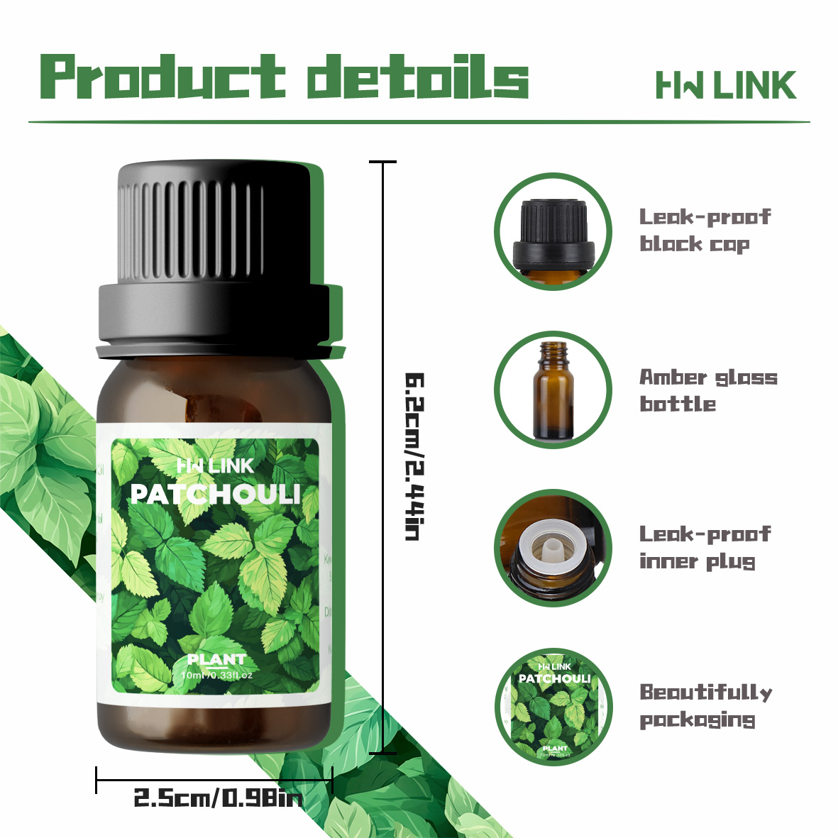 10ml Patchouli Ätherische Öle  – Plant Parenting Bewertung und Preis