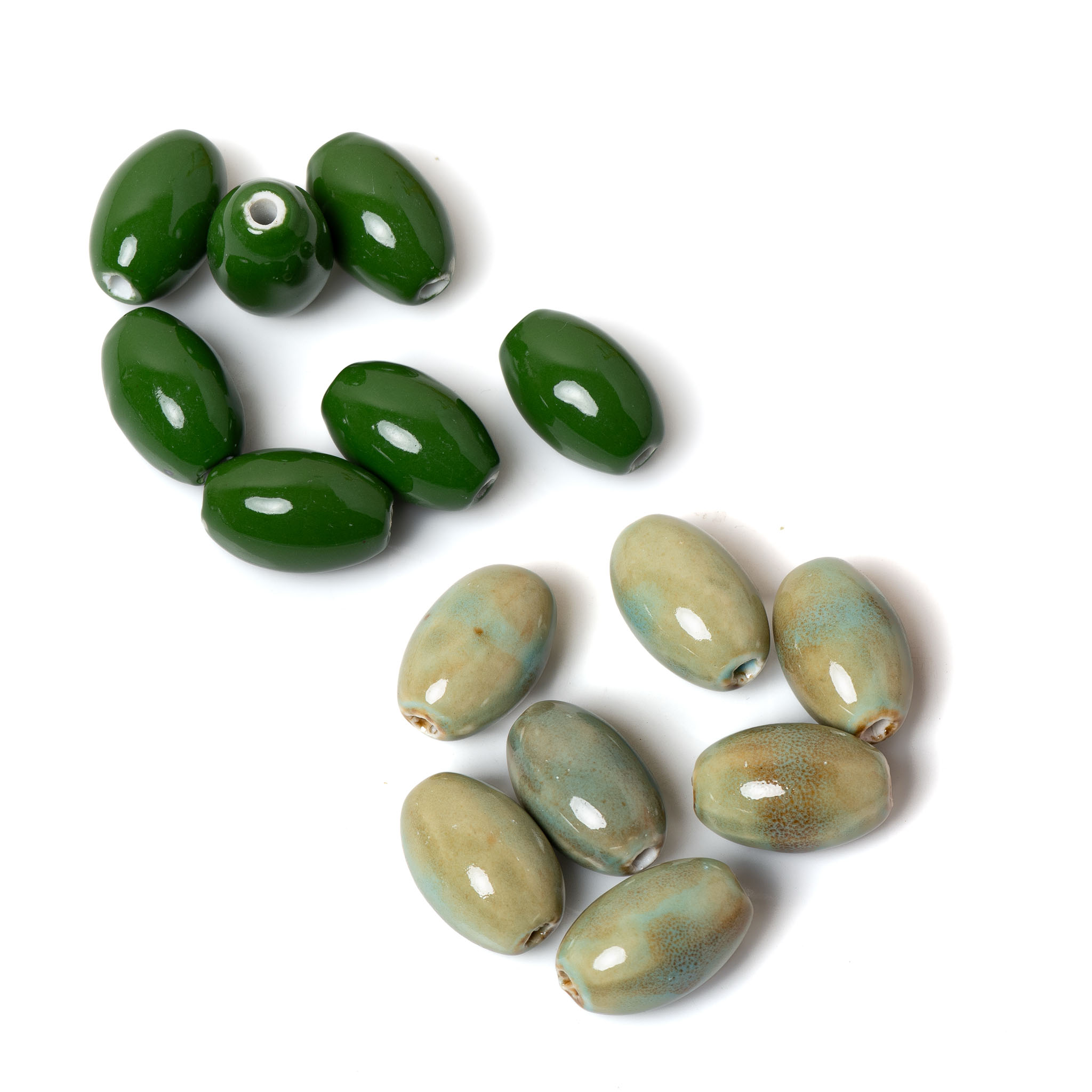 Grüne Erdton-Keramikperlen, Fa – Snake Plant Ceramic Bewertung und Preis